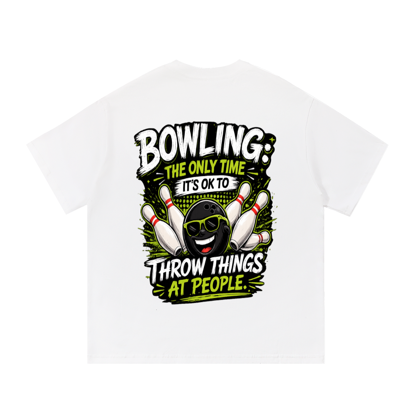 Bowling Funny - Essential Cotton T-Shirt