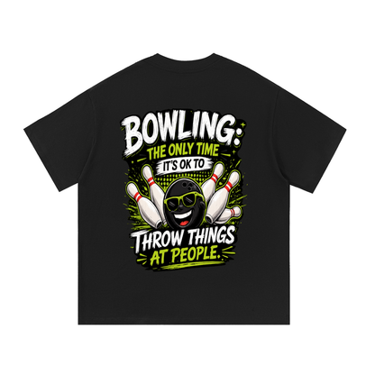 Bowling Funny - Essential Cotton T-Shirt