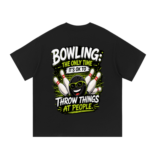 Bowling Funny - Essential Cotton T-Shirt