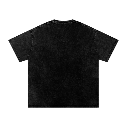 VA Champs - Snow Washed Oversized Cotton T-Shirt