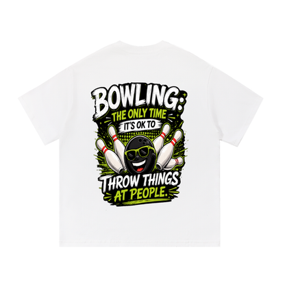 Bowling Funny - Essential Cotton T-Shirt