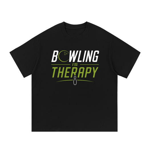 Bowling is Therapy- Essential Cotton T-Shirt
